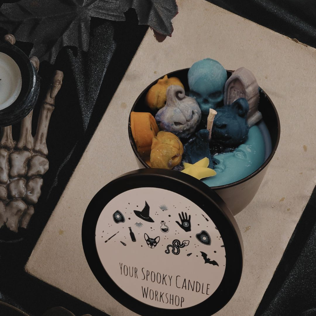 Halloween Fun: Create & Decorate Your "Spooky Candle Workshop"