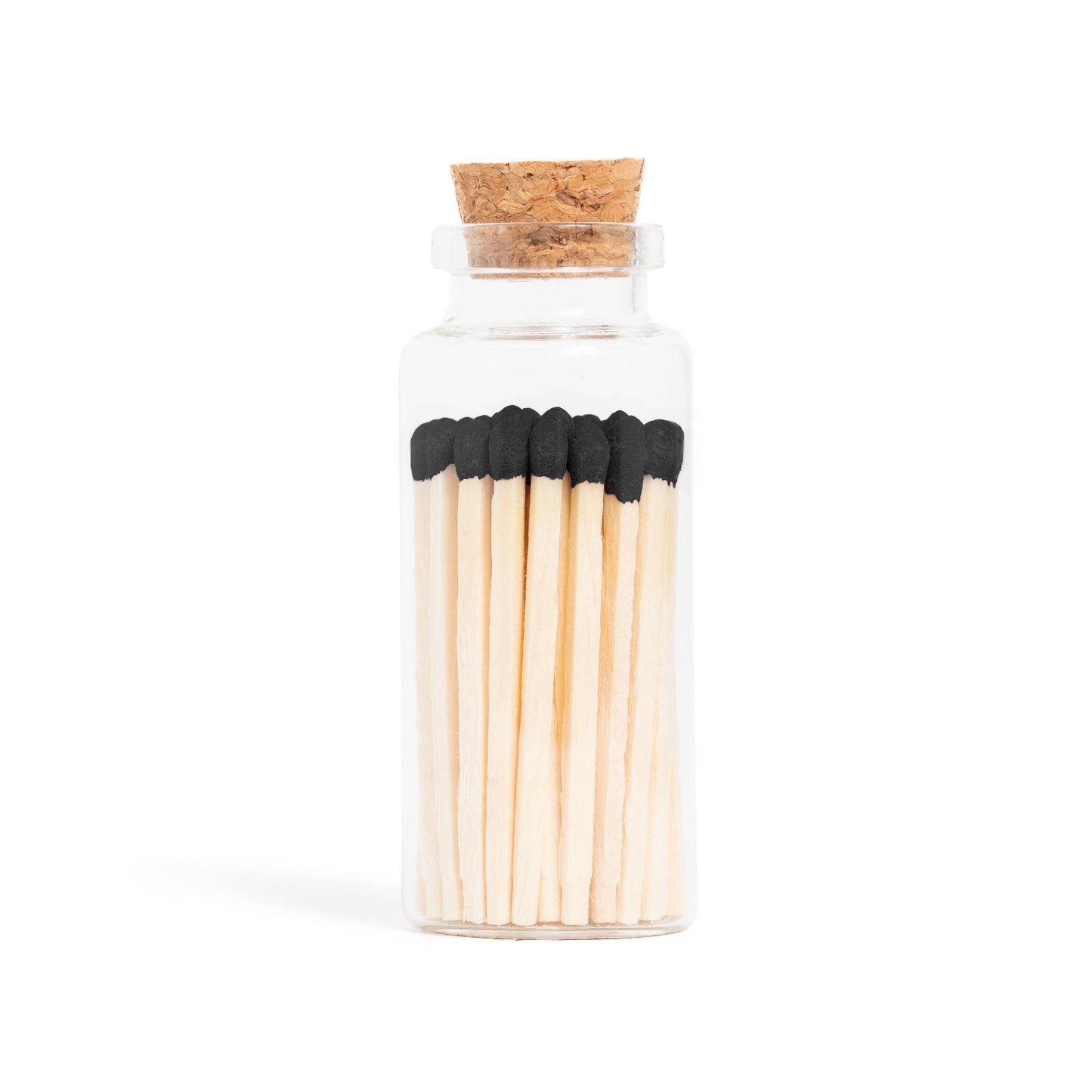 Matches Bottle Black - JMCandles and Home