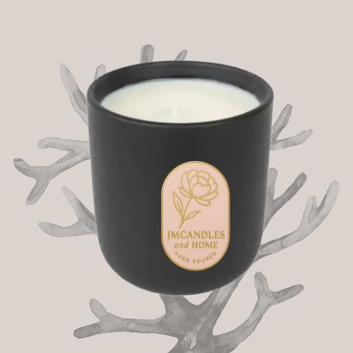 Black Coral large - JMCandles and Home