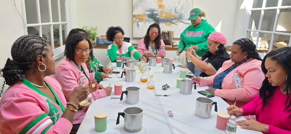 Sisterhood, Scents & Memories: Alpha Kappa Alpha Sorority Candle-Making Experience