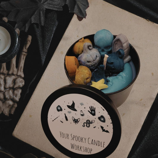 Halloween Fun: Create & Decorate Your "Spooky Candle Workshop"