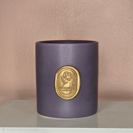 Purple Candle - JMCandles and Home