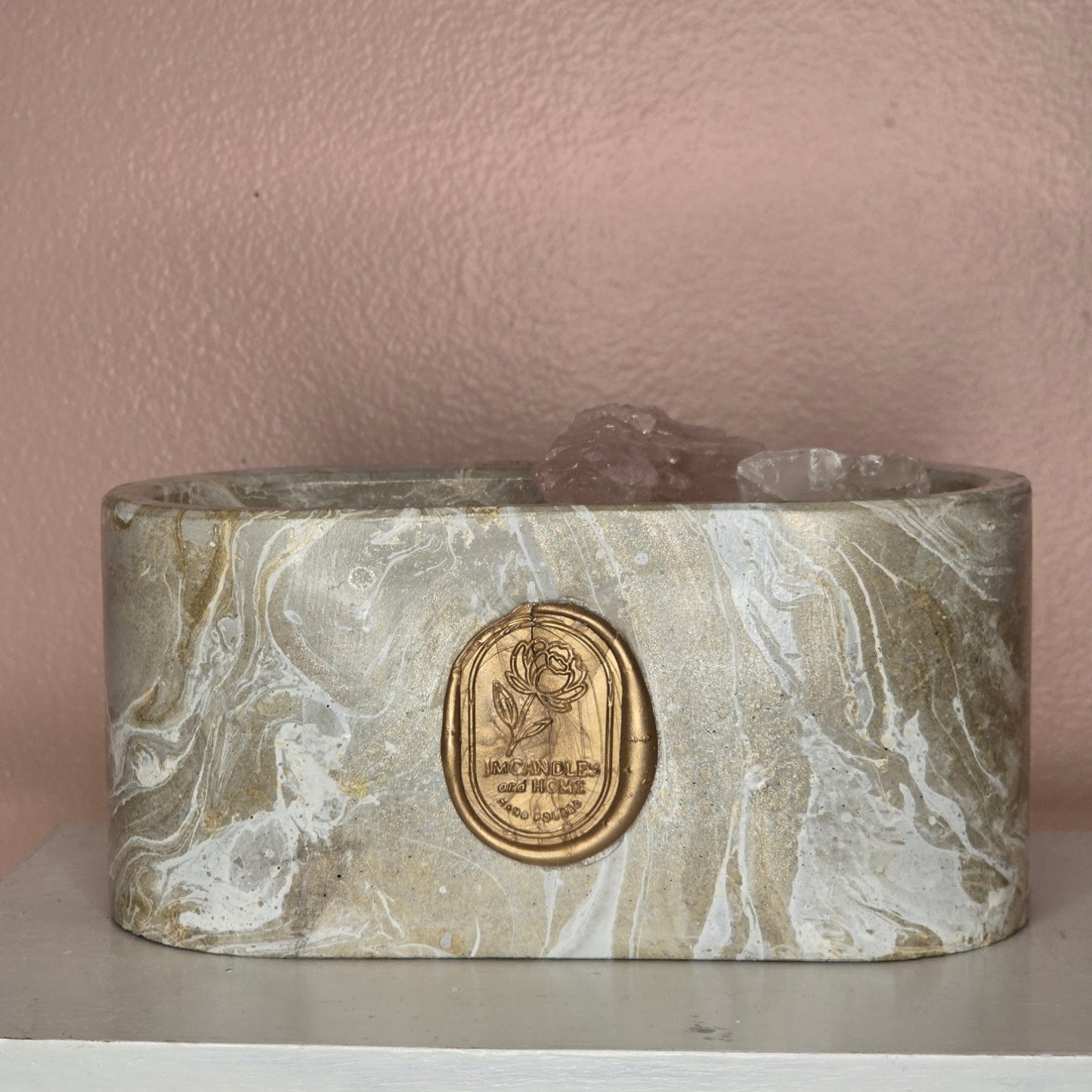 Memories Crystal infused Candle - JMCandles and Home