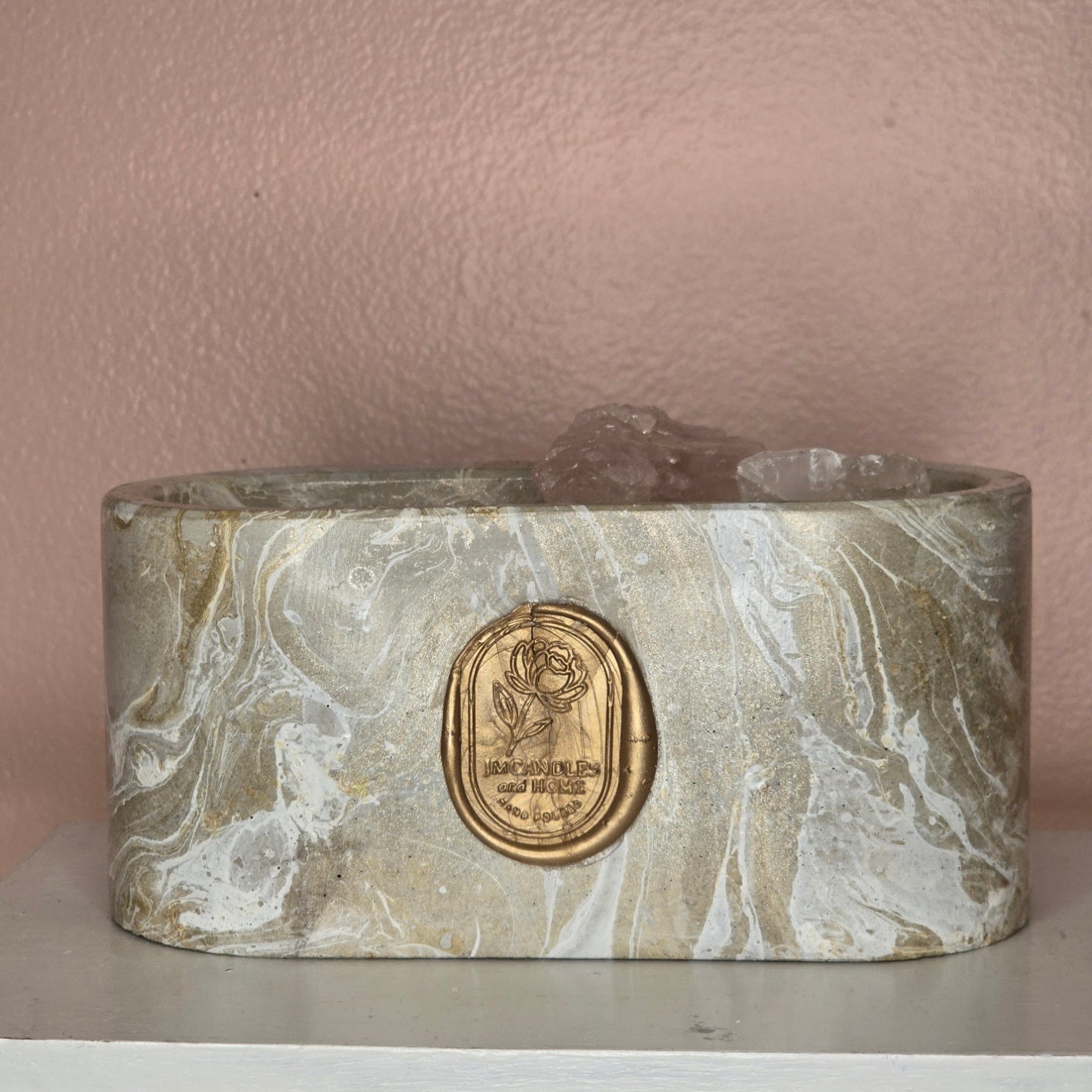 Memories Crystal infused Candle - JMCandles and Home