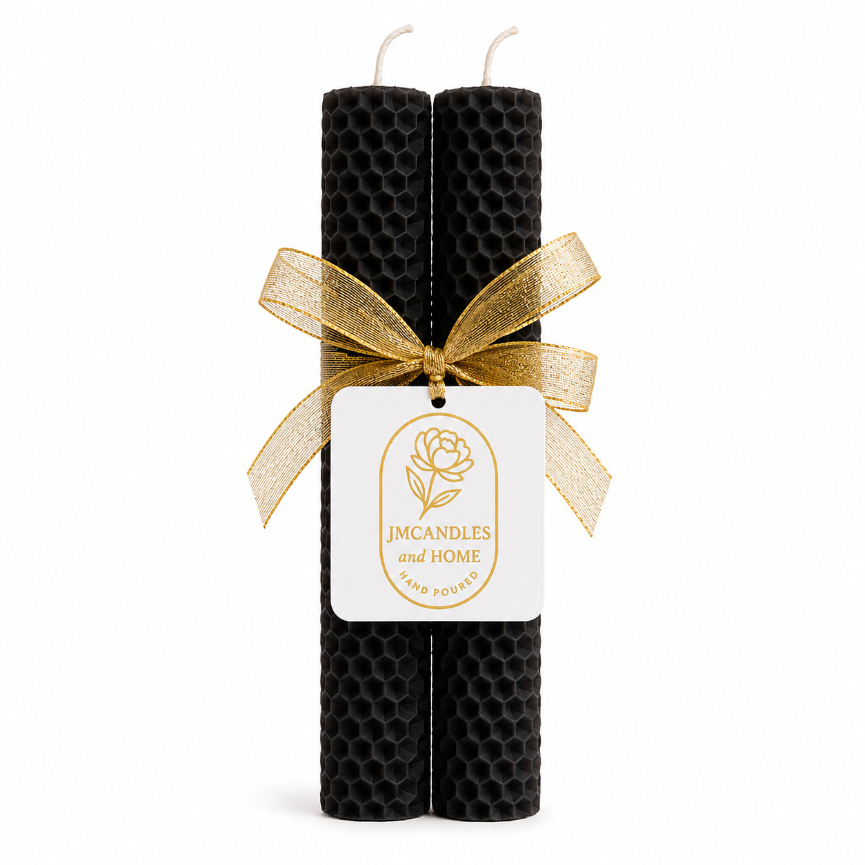 Honeycomb Beeswax Taper Candles - JMCandles and Home
