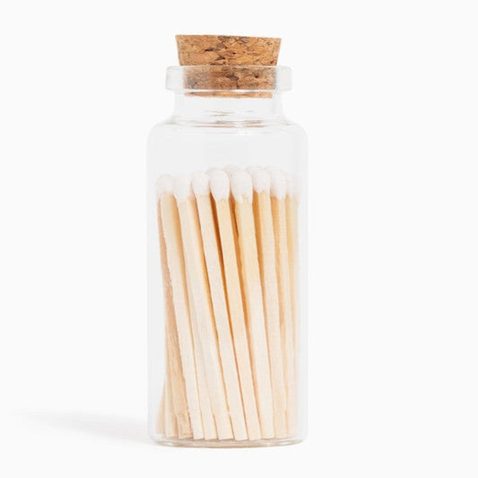 Matches Bottle White - JMCandles and Home