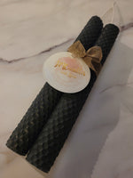 Load image into Gallery viewer, Honeycomb Beeswax Taper Candles - JMCandles and Home
